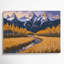 «USA State Idaho», art mural sur toile mauve-2082521204