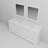 Dukes 84 in. W x 22 in. D Double Bath Vanity and Mirrors-37292569-113107519