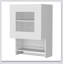 Armoire murale blanche Nolan pour épices et porte-serviettes, solution de rangement élégante et durable pour les cuisines modernes.