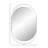 Iron Oval Wall Mirror