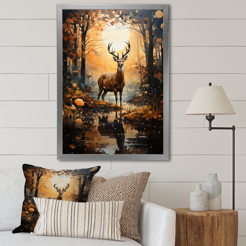 Windermer, symphonie de savane africaine I, H 32 po x l 24 po x P 1 po, Cadre photo argenté