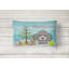  Coussin décoratif intérieur / extérieur Christmas Tree and Poodle-31794495