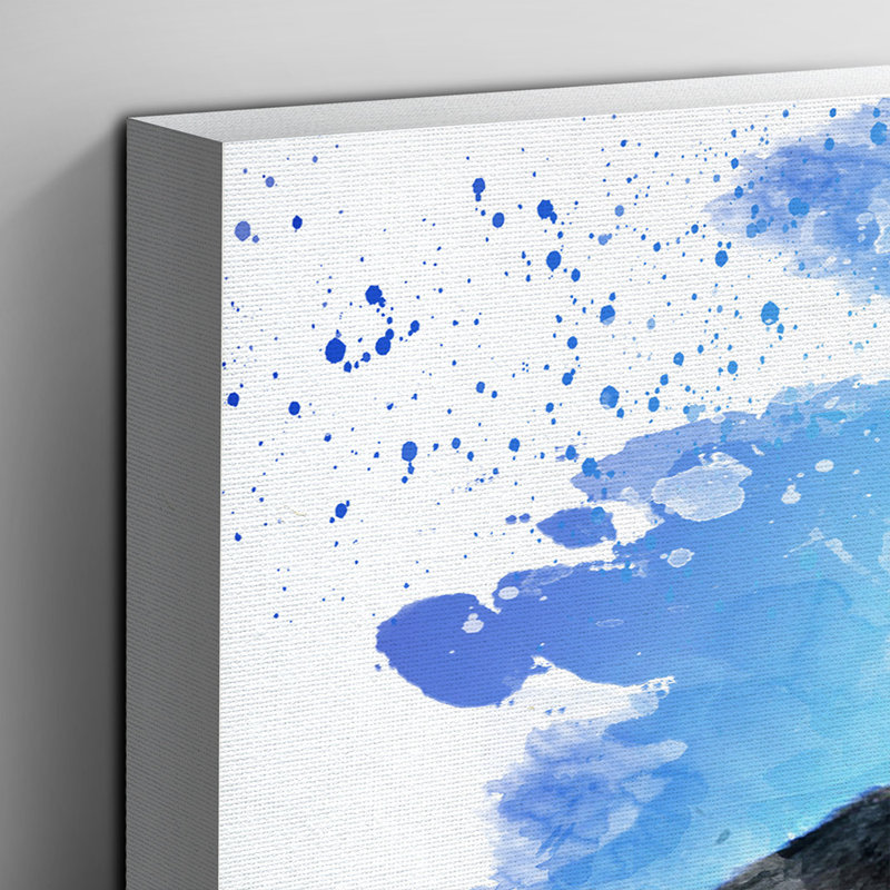 Wolf - Wall Art, 35cm H x 50cm W, Wrapped Canvas