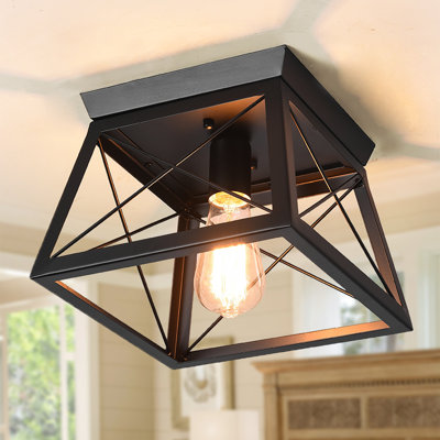 Demetrious 1-Light 25cm Flush Mount