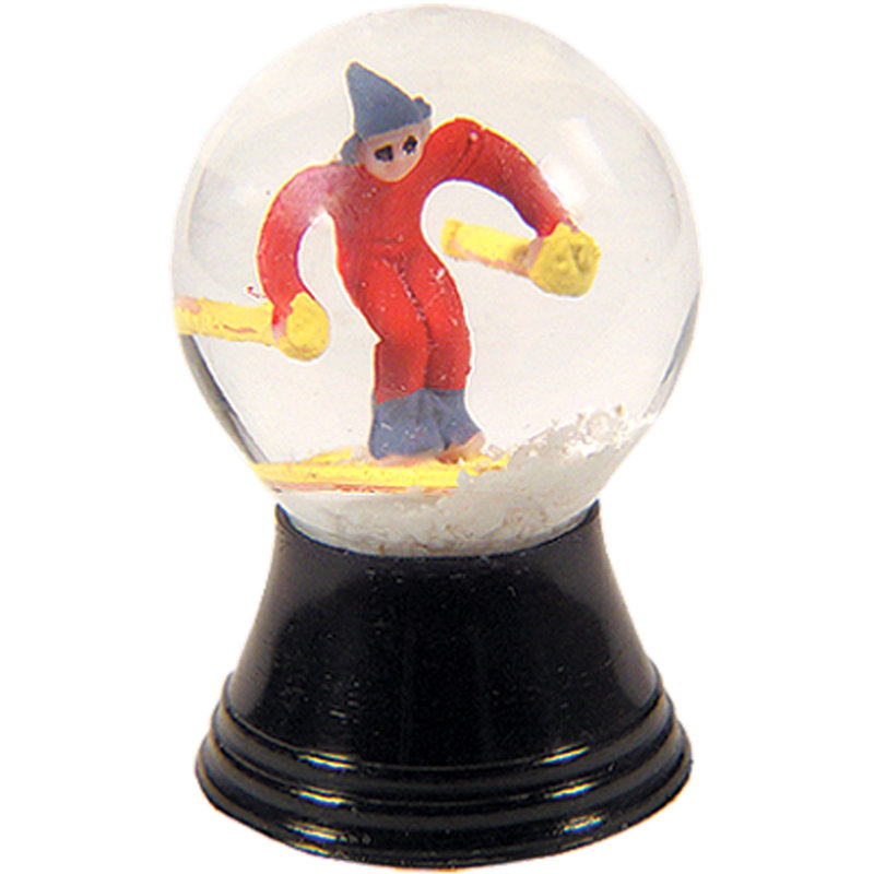 Globe à neige skieur mini
