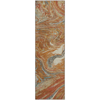Premium Machine Washable Cossette AMF1061 Abstract Rug