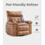 Fauteuils inclinables surdimensionnés avec massage et chaleur-403649492