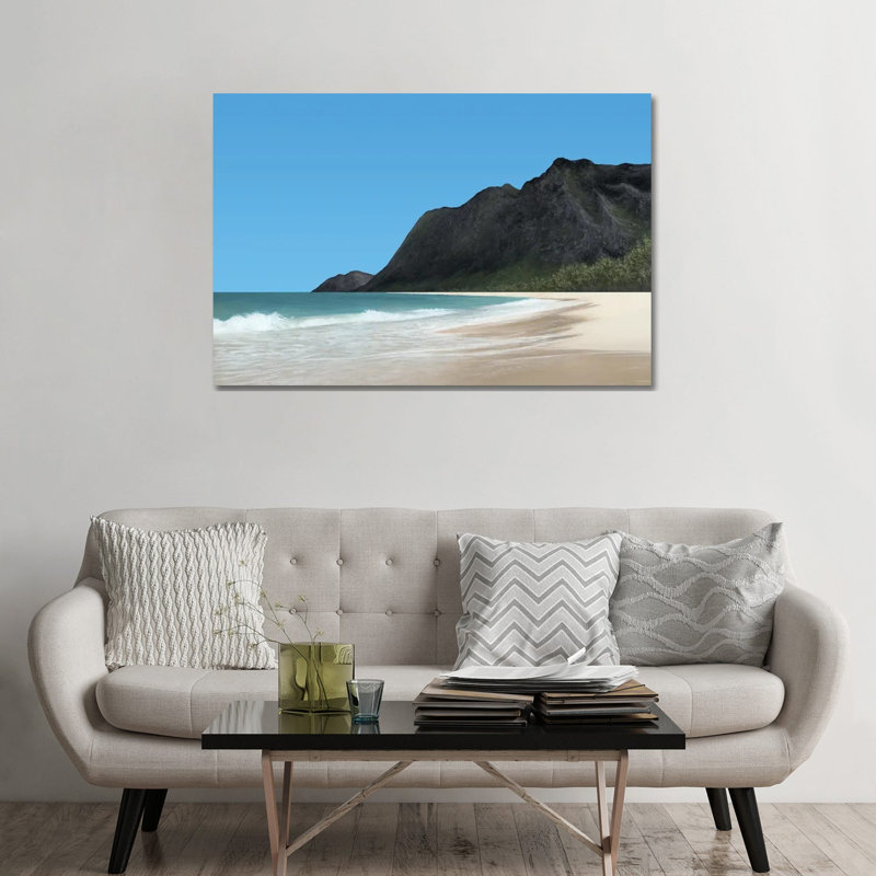 Chaleur tropicale - reproduction d'art murale - toile tendue, 48" x 32", Gallery Wrapped Canvas, No Frame