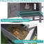 Mobile chicken coop w/ wheels, nest box, leakproof tray & uv-resistant roof "(78 chars)-681331458