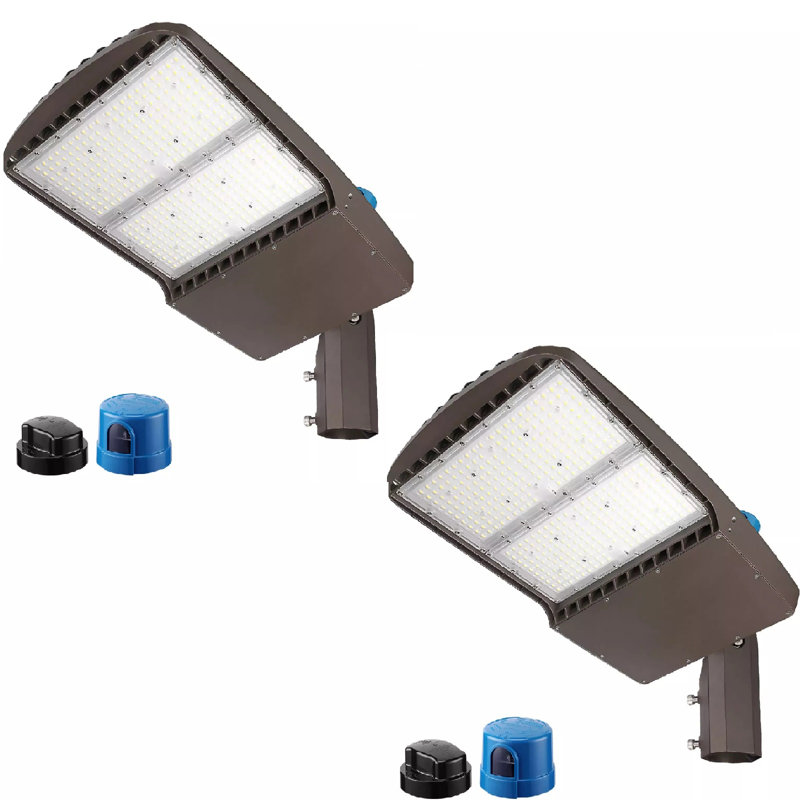 Éclairage commercial sur poteau à DEL commercial, Ip65, lumière du jour 5000K, 100 à 277 V, intensité variable