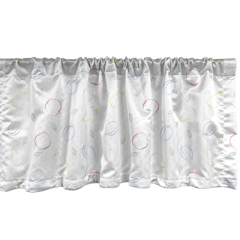 Ensemble de 2 cantonnières Ambesonne Rocket Valance, L 54 po x L 12 po