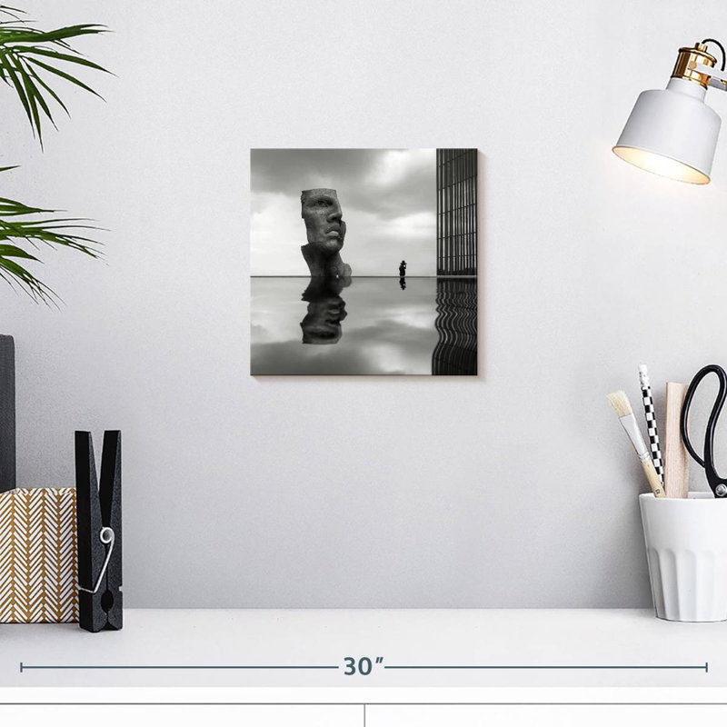 Leisha Face Reflection, 10" H x 10" W