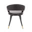 Chaise de salle à manger à dossier bas Navindra