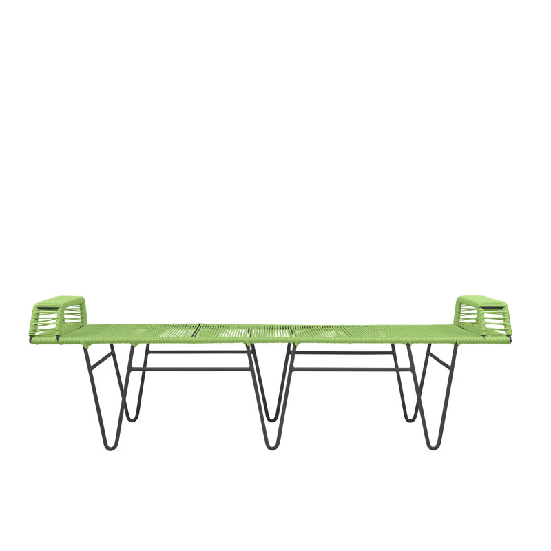 Banc d'intérieur / extérieur fait à la main Pelerin, Cactus, Noir