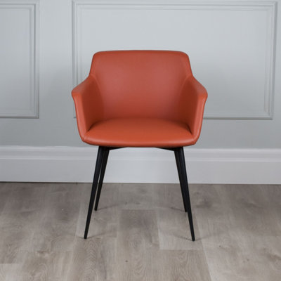 Chaise avec accoudoirs rembourrée Kashum