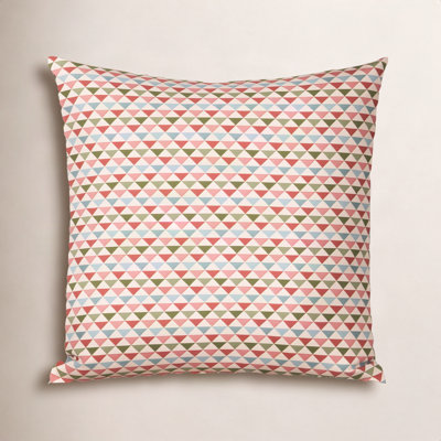 Mauna Geometric Outdoor Reversible Throw Pillow