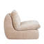Fauteuil de jeu en tissu, courbe ergonomique, design de lecture durable,