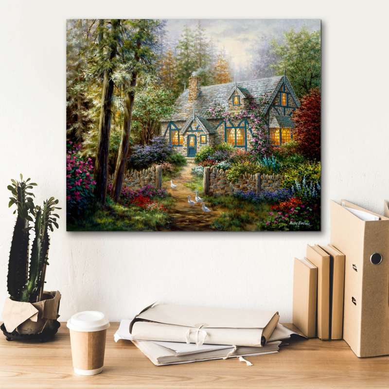  «A Country Gem» par Nicky Boehme, art mural sur toile, 24 po x 20 po