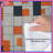 Orange White Black Grid Comforter-130094927