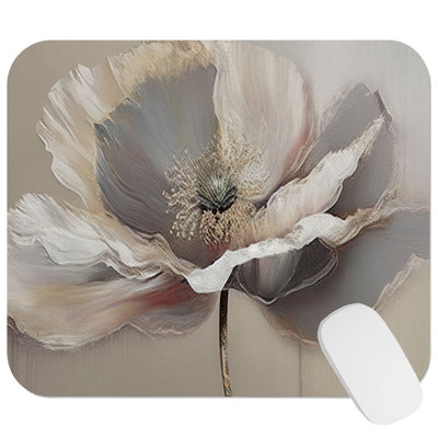 Floral Flower Flowersal Gaming Cute Office Laptop Desk Pad Gift Mat Square Rectangle Non-Slip Mousepad