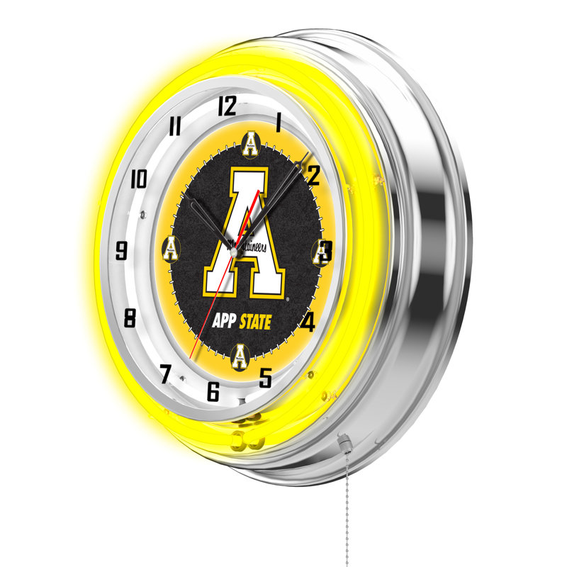 Horloge murale 19 po NCAA, Mountaineers d'Appalachian State