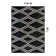 Tapis noir et blanc Modern Modern