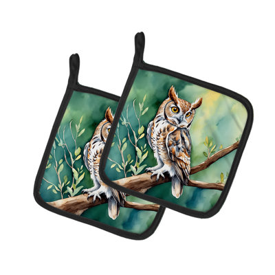 Paire de poignées Western Screech Owl