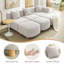 Canapé modulaire avec repose-pieds 109,8 pouces Boucle-1953715199