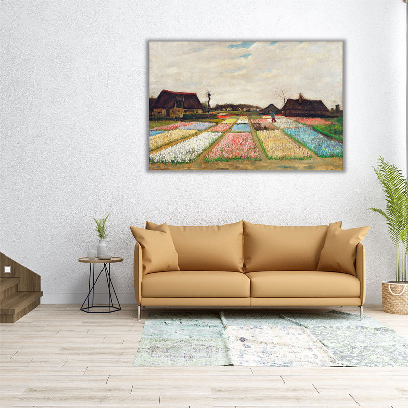 Flower Flower in Holland, 1883 - reproduction d'art sur toile, H 20 po x l 30 po