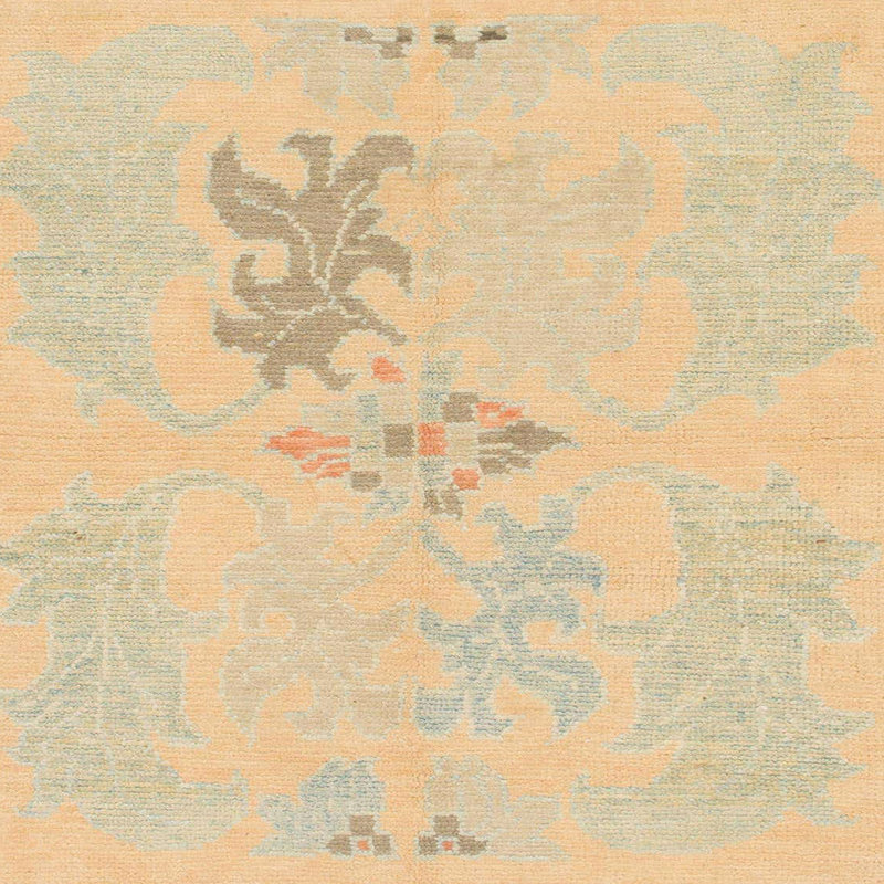 Tapis décoratif multicolore à motif abstrait, Carré 8 pi
