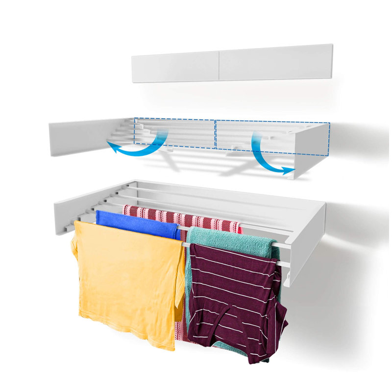 Baldev Iron Wall-Mounted Drying Rack
