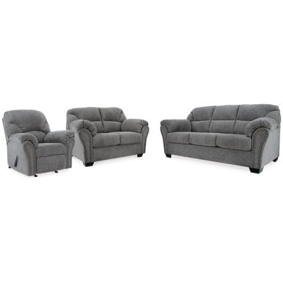 Canapé, causeuse et fauteuil inclinable Allmaxx