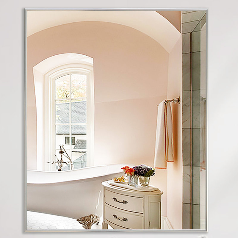 Derosier Metal Flat Wall Mirror, 42.75" H x 18.75" W