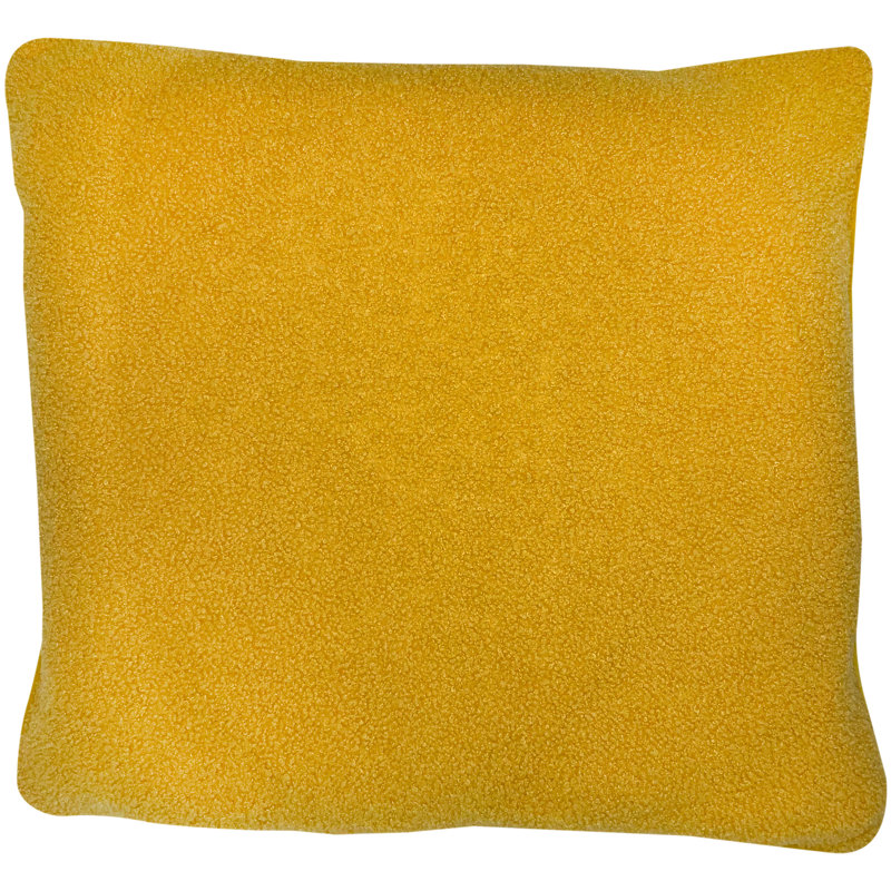 Sqaure Throw Cushion, Yellow