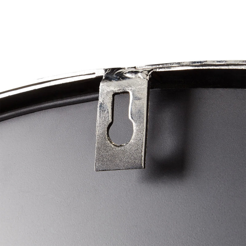 Miroir de salle de bain Palora, Nickel brossé