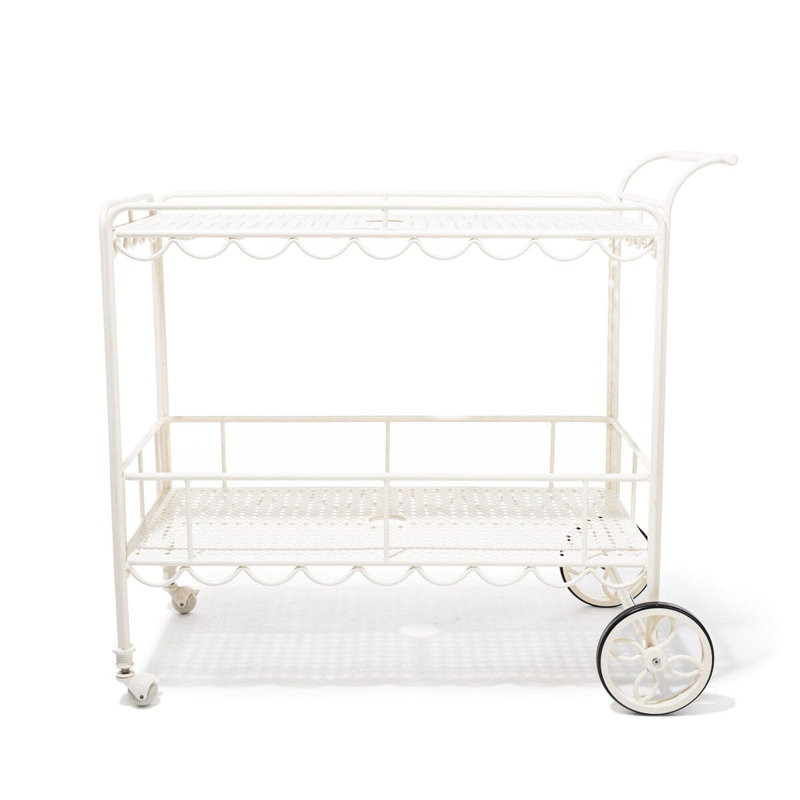 Chariot-bar Al Fresco, Blanc antique