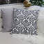 Coussin Baroque Skull - Coussin décoratif noir et blanc