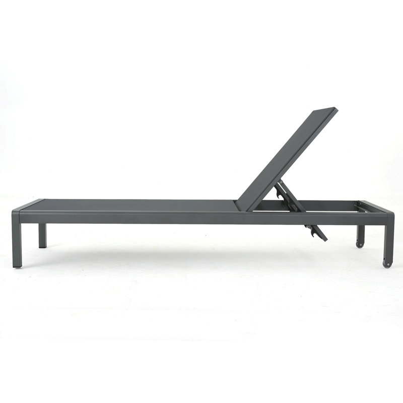 CAPE CORAL KD CHAISE LOUNGE GREY, Gray, 1, Gray