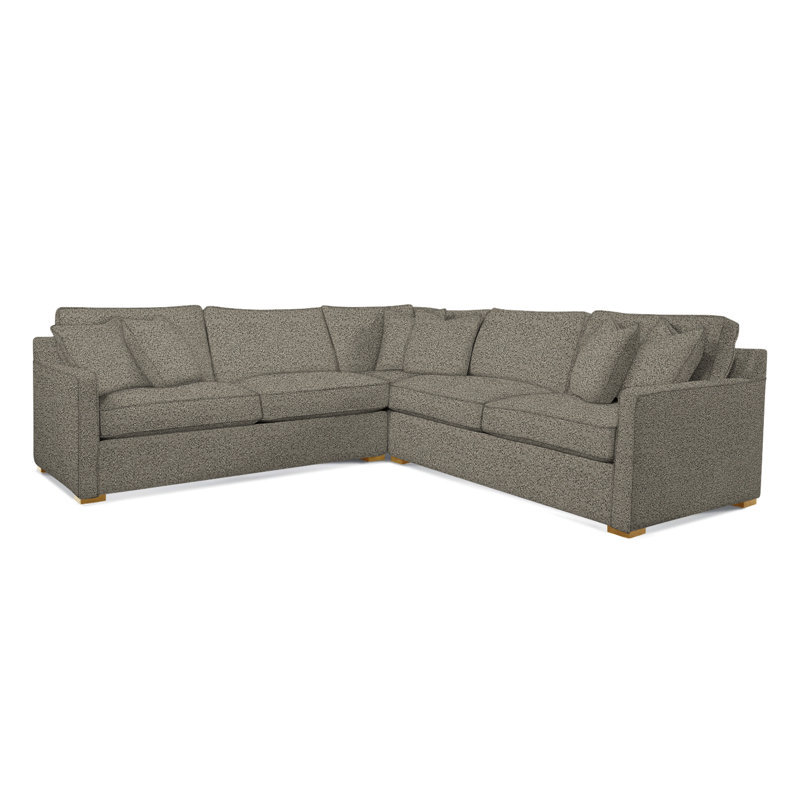 Brentwood Sectional, Honey, Brown Geometric, 0456-33
