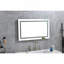 LED Bathroom Mirror 40  "X   24" With Front And Backlight, Large Dimmable Wall Mirrors With Anti-Fog, Memory, 3 Colours, LED Vanity Mirror-118088272