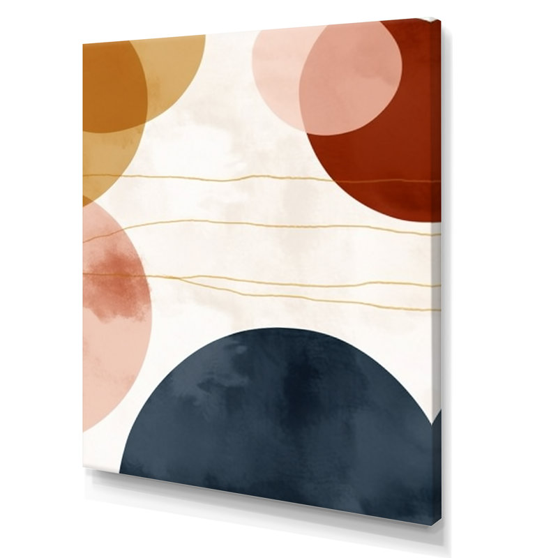 Beige Minimal Boho Pattern 6, Wrapped Canvas, 32" H x 16" W x 1" D