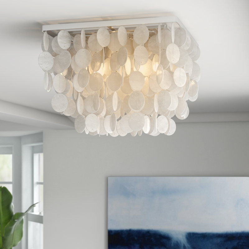 Icarus Shell Flush Mount