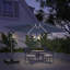 Parasol en porte-à-faux carré 11 pi avec lumière DEL bleu marine 11 pi-969438361