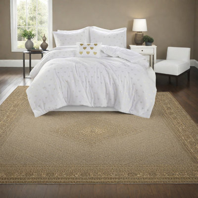 Ensembles de literie luxueux en peluche avec imprimé métallique, double / grand, chambre à coucher moderne