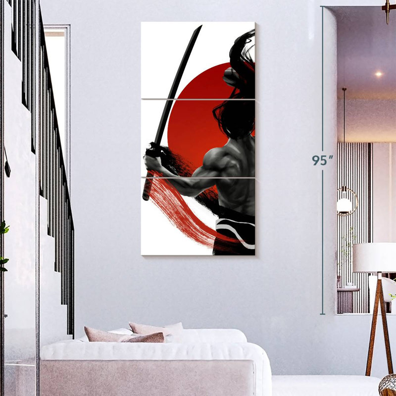 Samurai Sword Blade, 75" H x 36" W