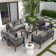Roussel 9 - Person Complete Patio Set with Cushions