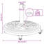 16.45kg Natural Resin Umbrella Base
