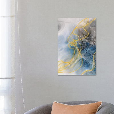 Coastal Watercolor Abstract VI by Irena Orlov - Wrapped Canvas Gallery-Wrapped Canvas Giclée
