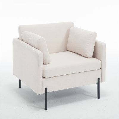 L-shaped Modular Combo 4-seater Chenille Contemporary Sofa With Pillows For Living Room, Bedroom And Apartment