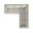Lockheart 5PC L Shaped Roll Arm Modular Upholstered Corner Sectional-126757378
